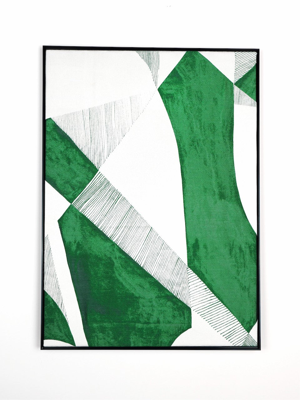 Prism Green - Fabric Wall art