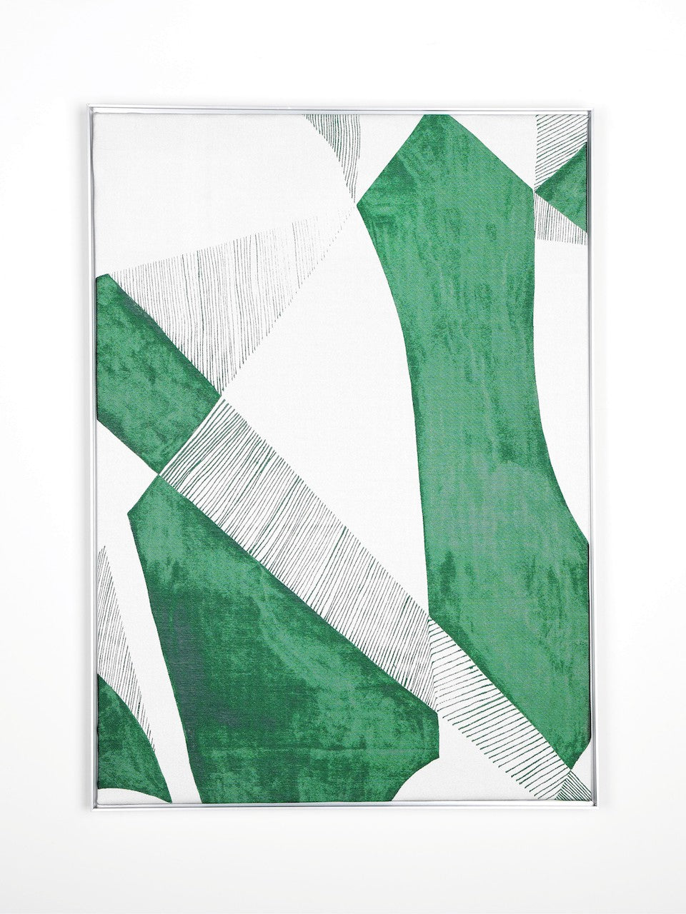 Prism Green - Fabric Wall art