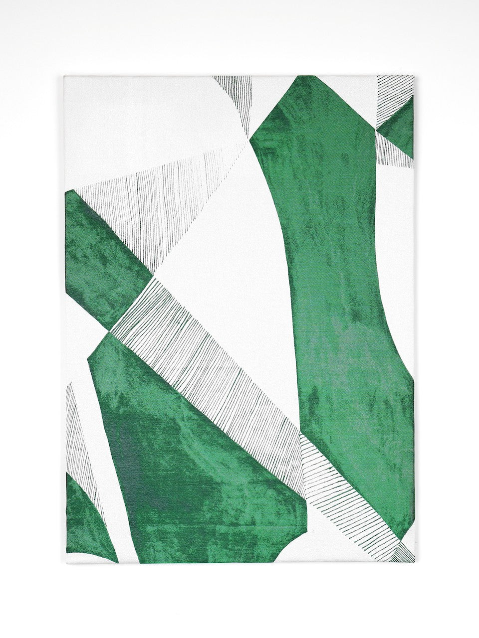 Prism Green - Fabric Wall art