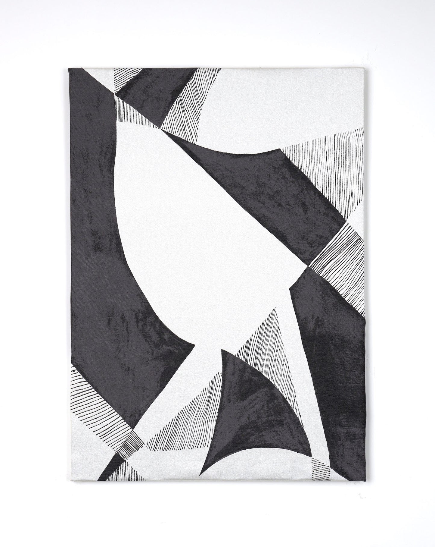 Prism Black- Fabric Wall art