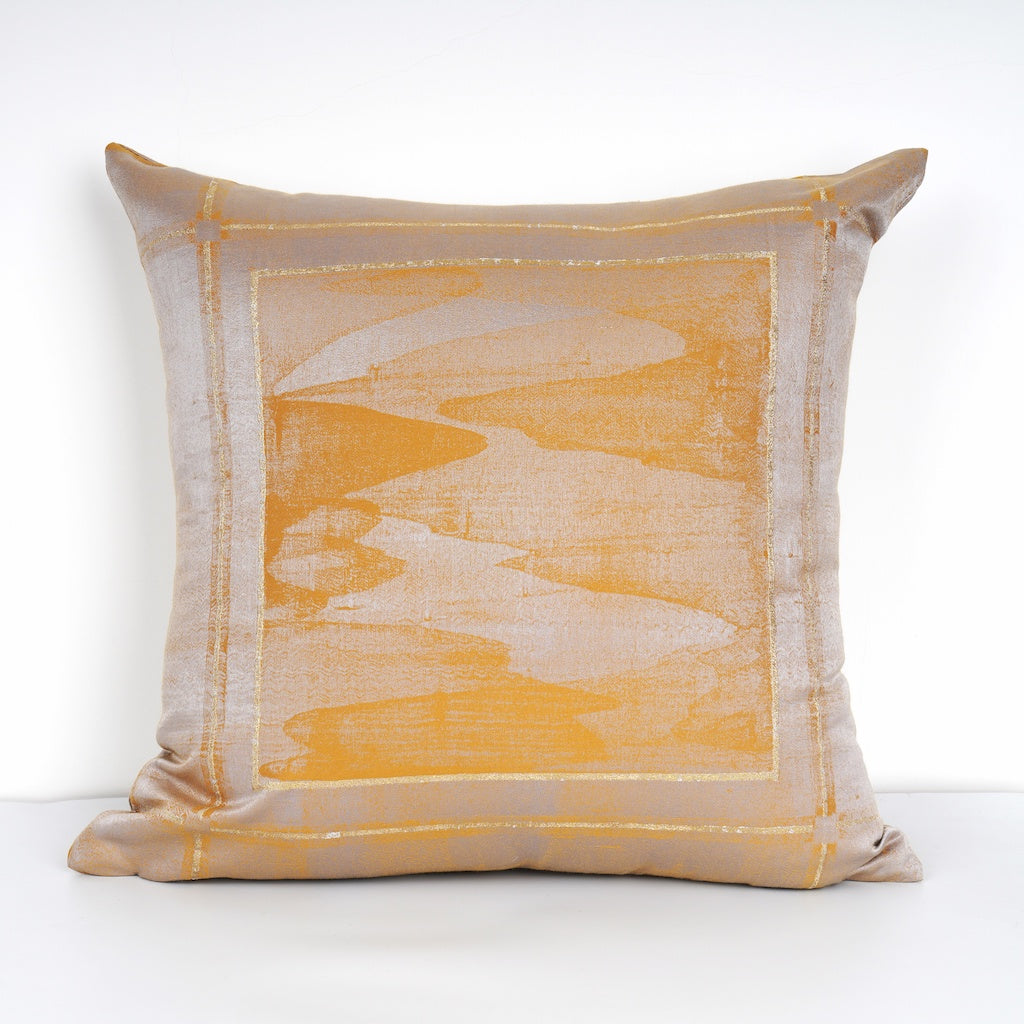 Golden Frame Melon Yellow-Cushion