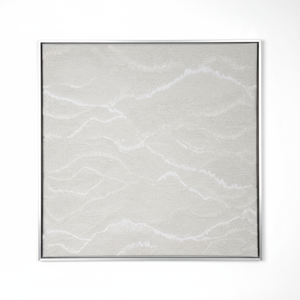 Mountain Sliver with Thin Silver Aluminum Frame