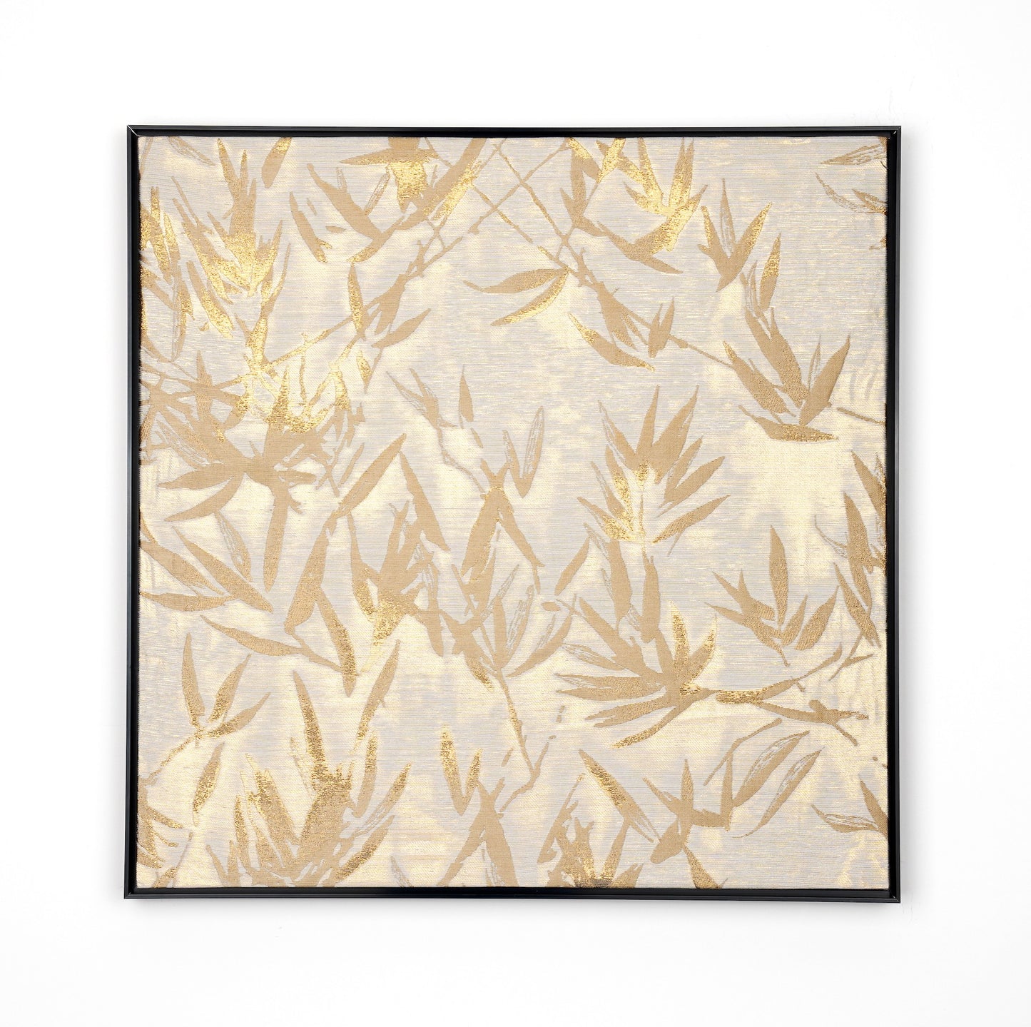 Bamboo In Gold Khaki-Fabric Wall art