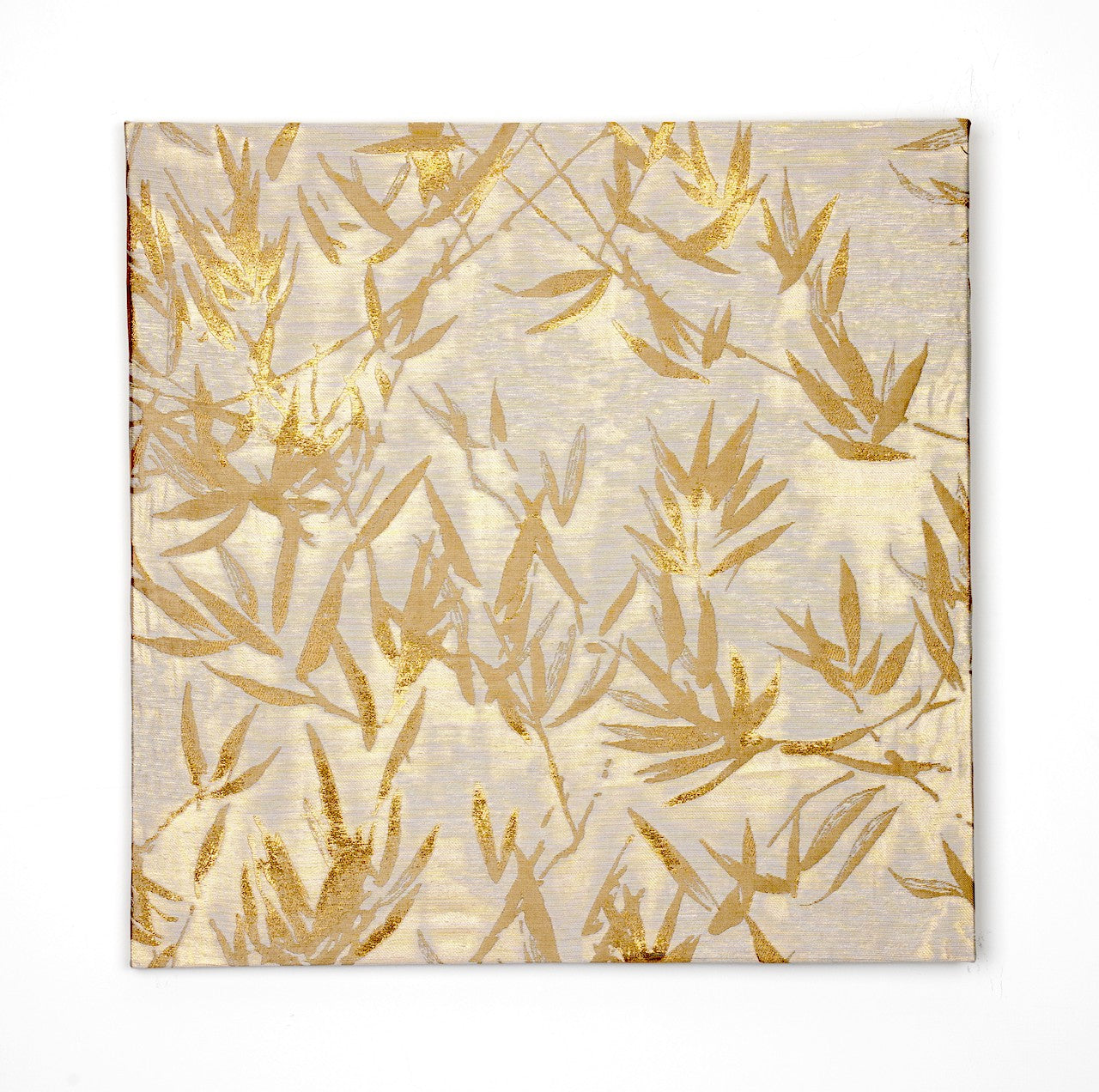 Bamboo In Gold Khaki-Fabric Wall art