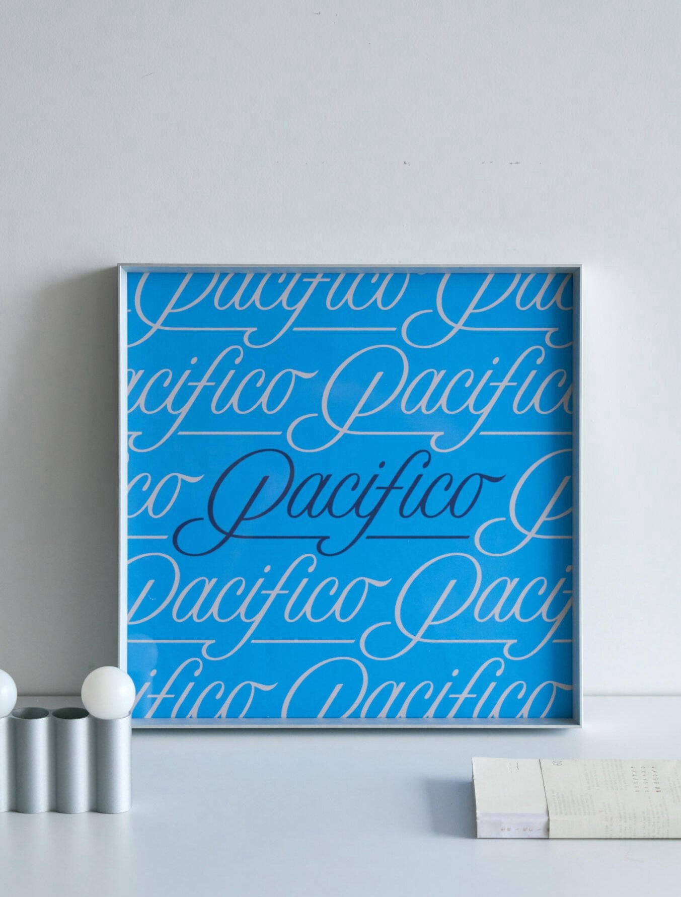 A Study in Blue — Framed Art Prints