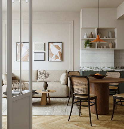 Prism Brown - Fabric Wall art