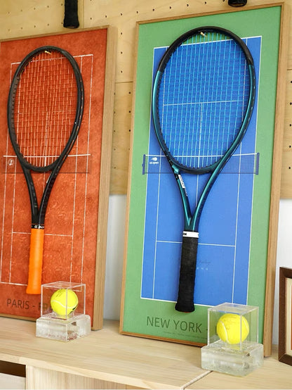 Grand Slam-Inspired Tennis Wall Display