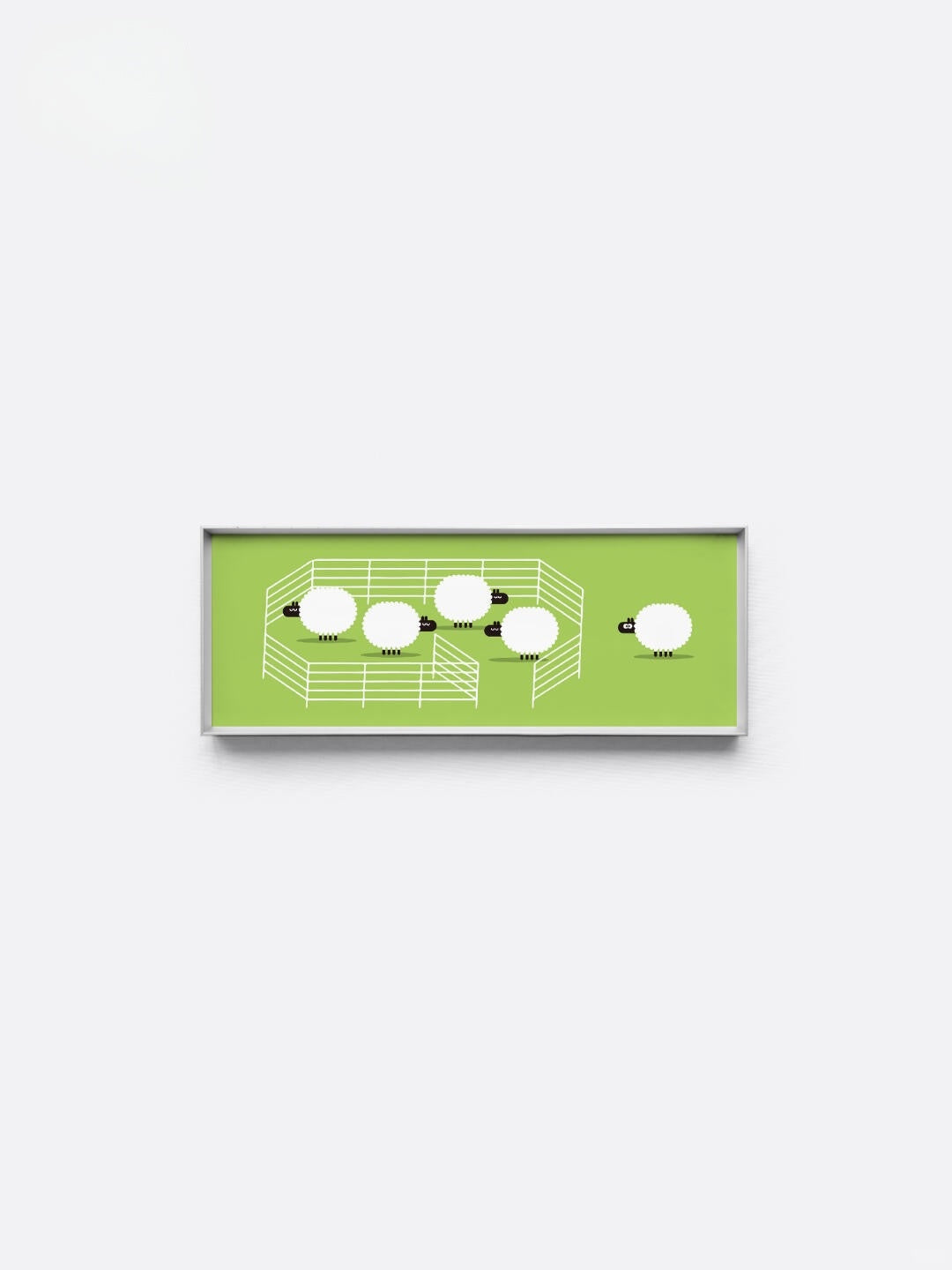 The Little Wanderer - Serene Pasture Art Print