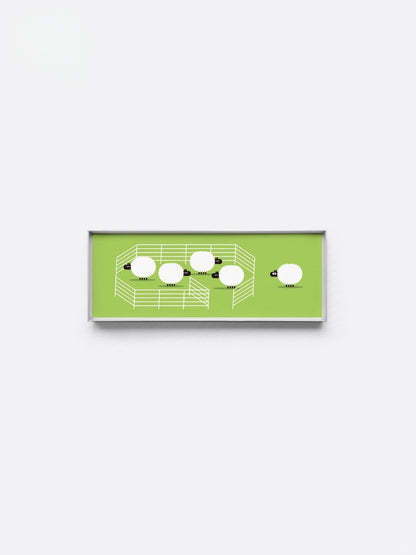 The Little Wanderer - Serene Pasture Art Print