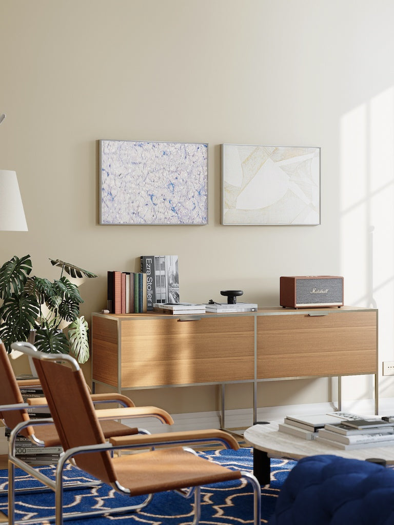 Prism White- Fabric Wall art