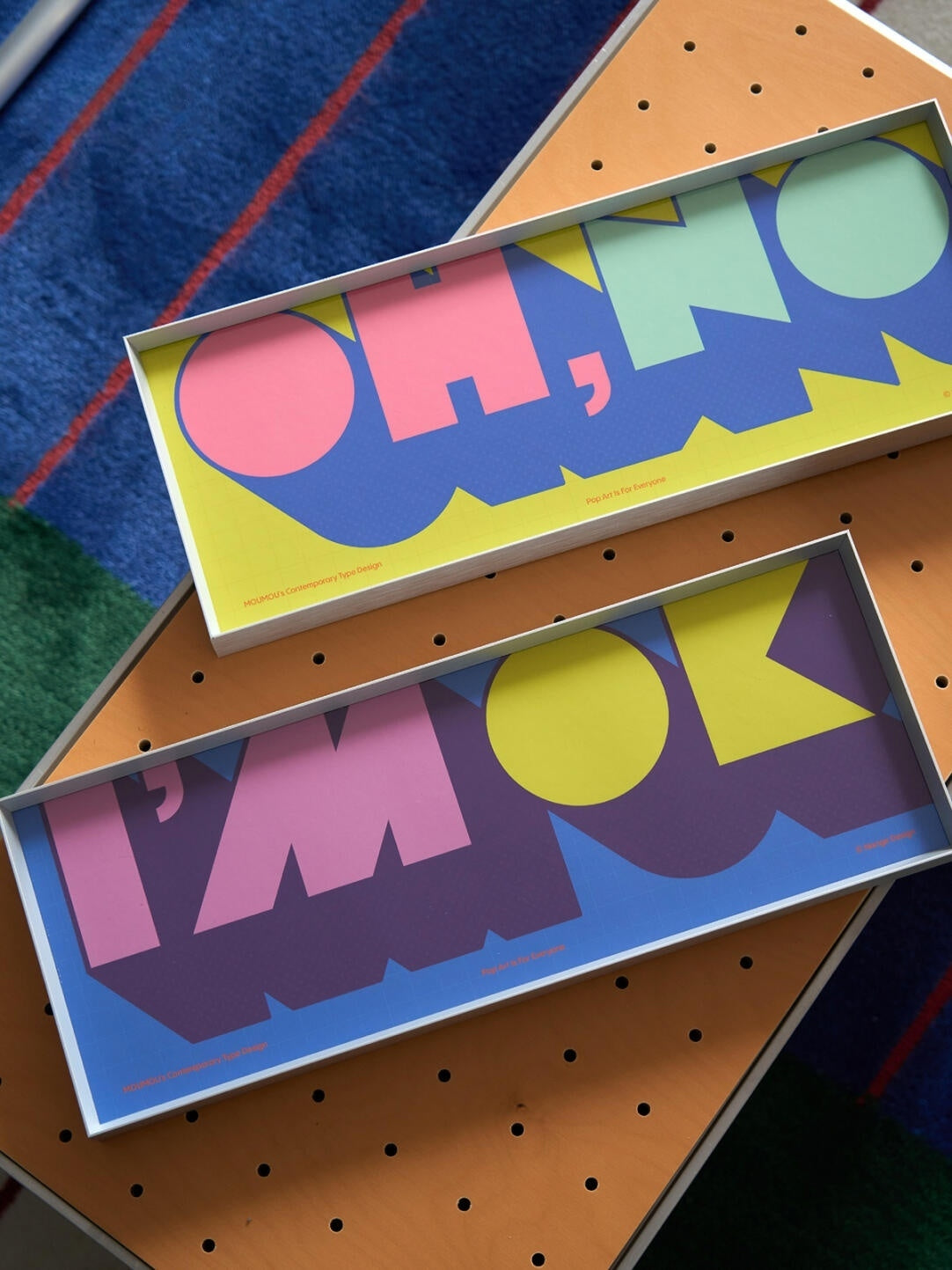 OH, NO / I’M OK — Contemporary Typography Prints