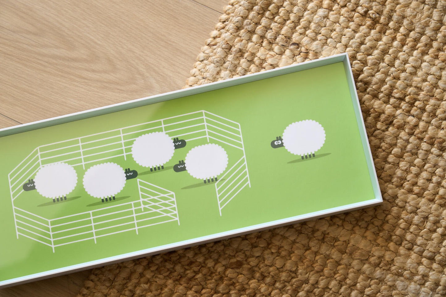 The Little Wanderer - Serene Pasture Art Print