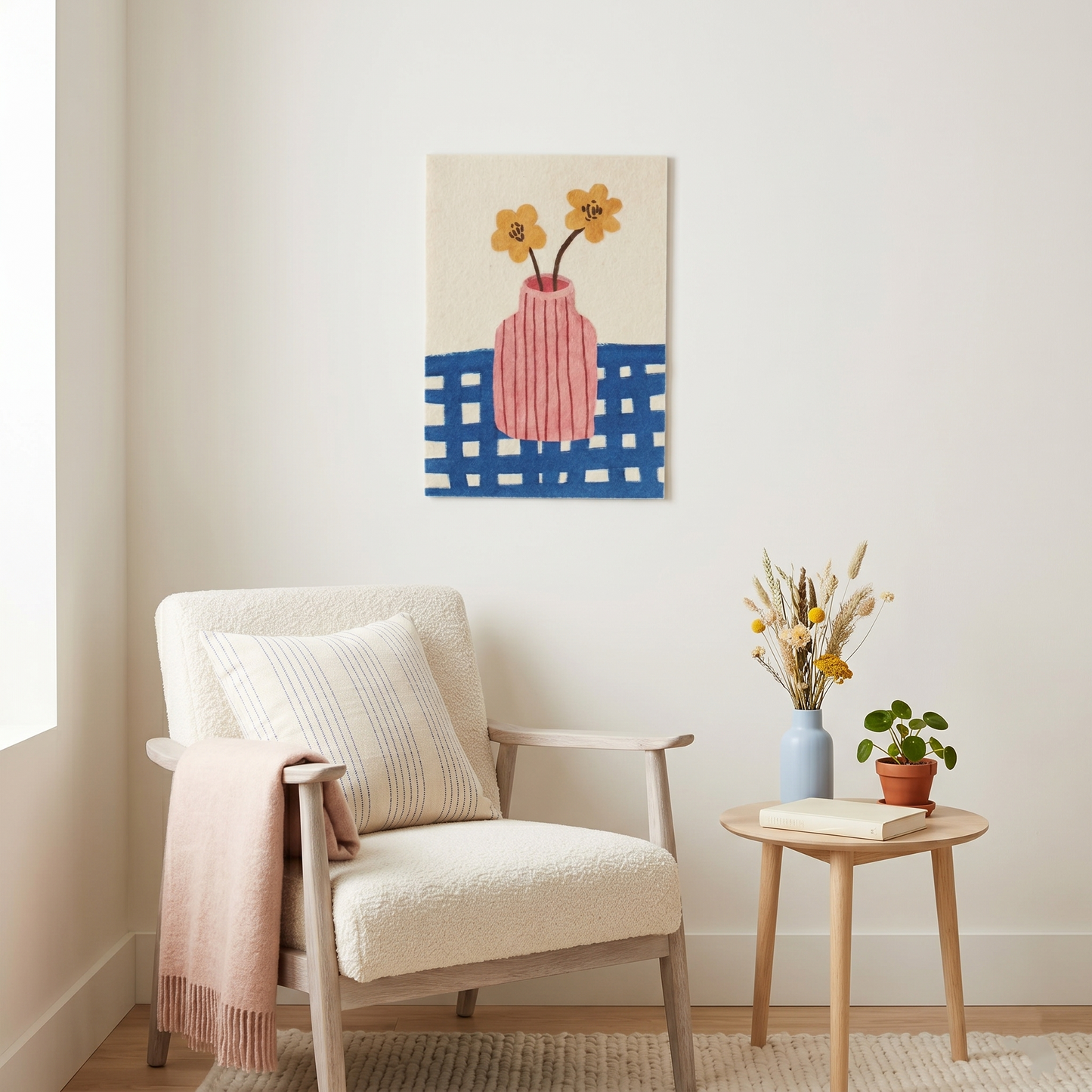 Floral Whispers Soft Wall Art