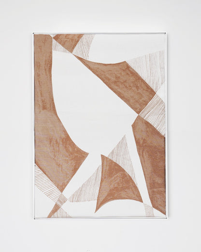Prism Brown - Fabric Wall art