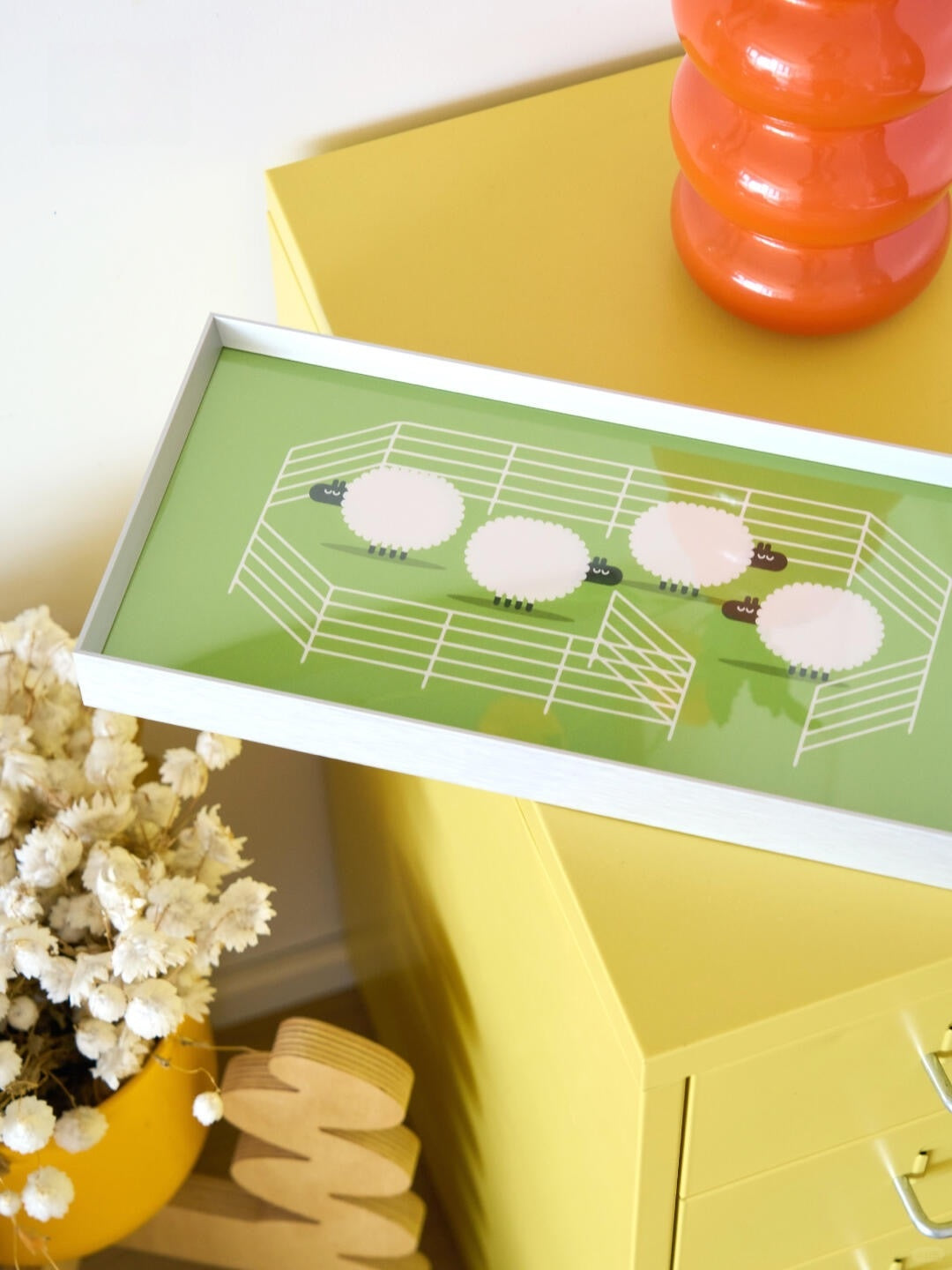 The Little Wanderer - Serene Pasture Art Print