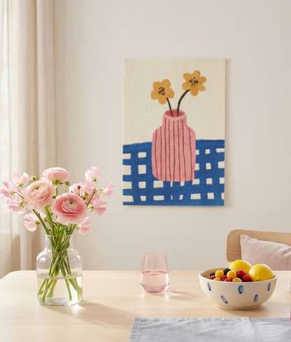 Floral Whispers Soft Wall Art
