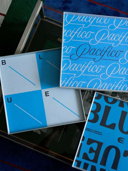 A Study in Blue — Framed Art Prints