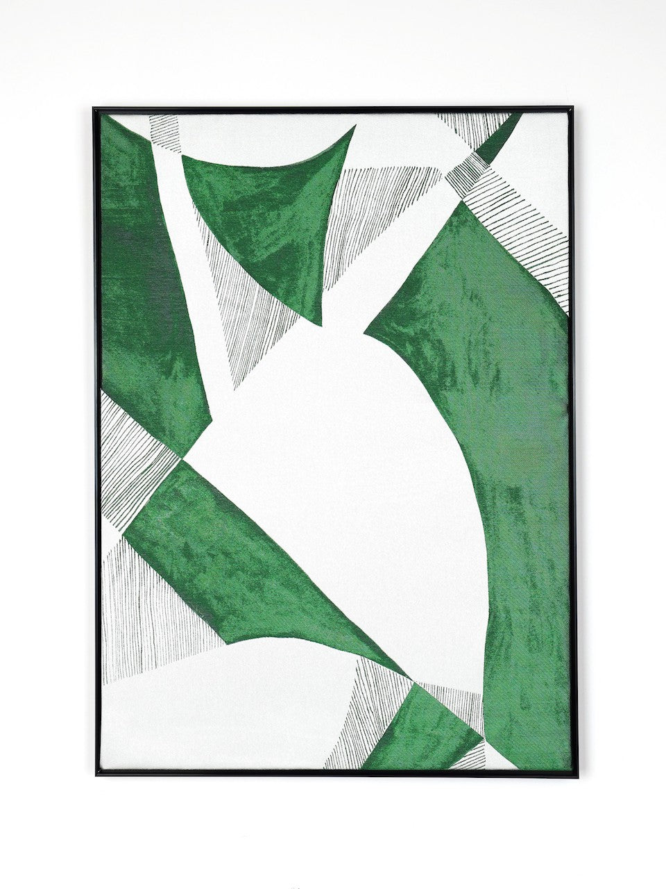 Prism Green - Fabric Wall art
