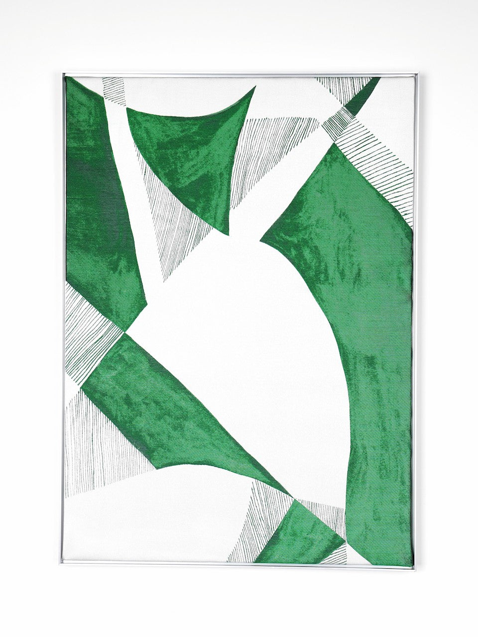 Prism Green - Fabric Wall art