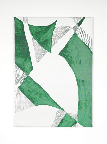 Prism Green - Fabric Wall art