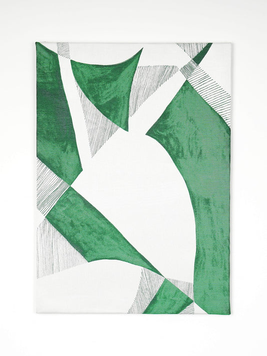 Prism Green - Fabric Wall art