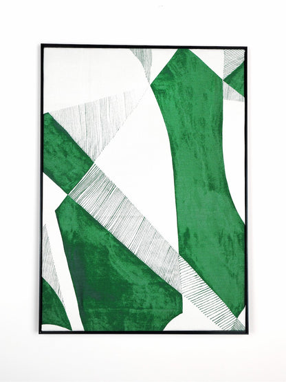 Prism Green - Fabric Wall art