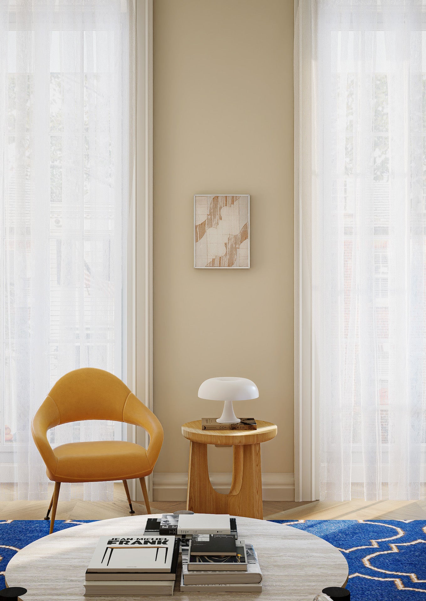 Palace Memory Soft Pink - Fabric Wall art