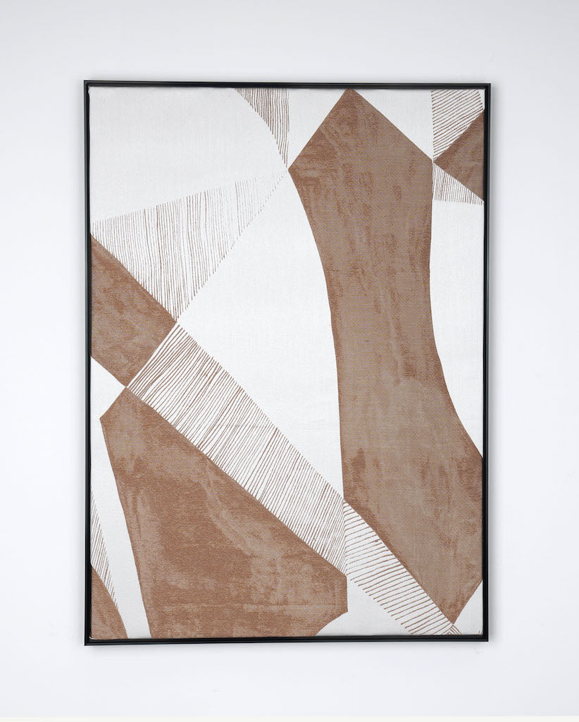 Prism Brown - Fabric Wall art