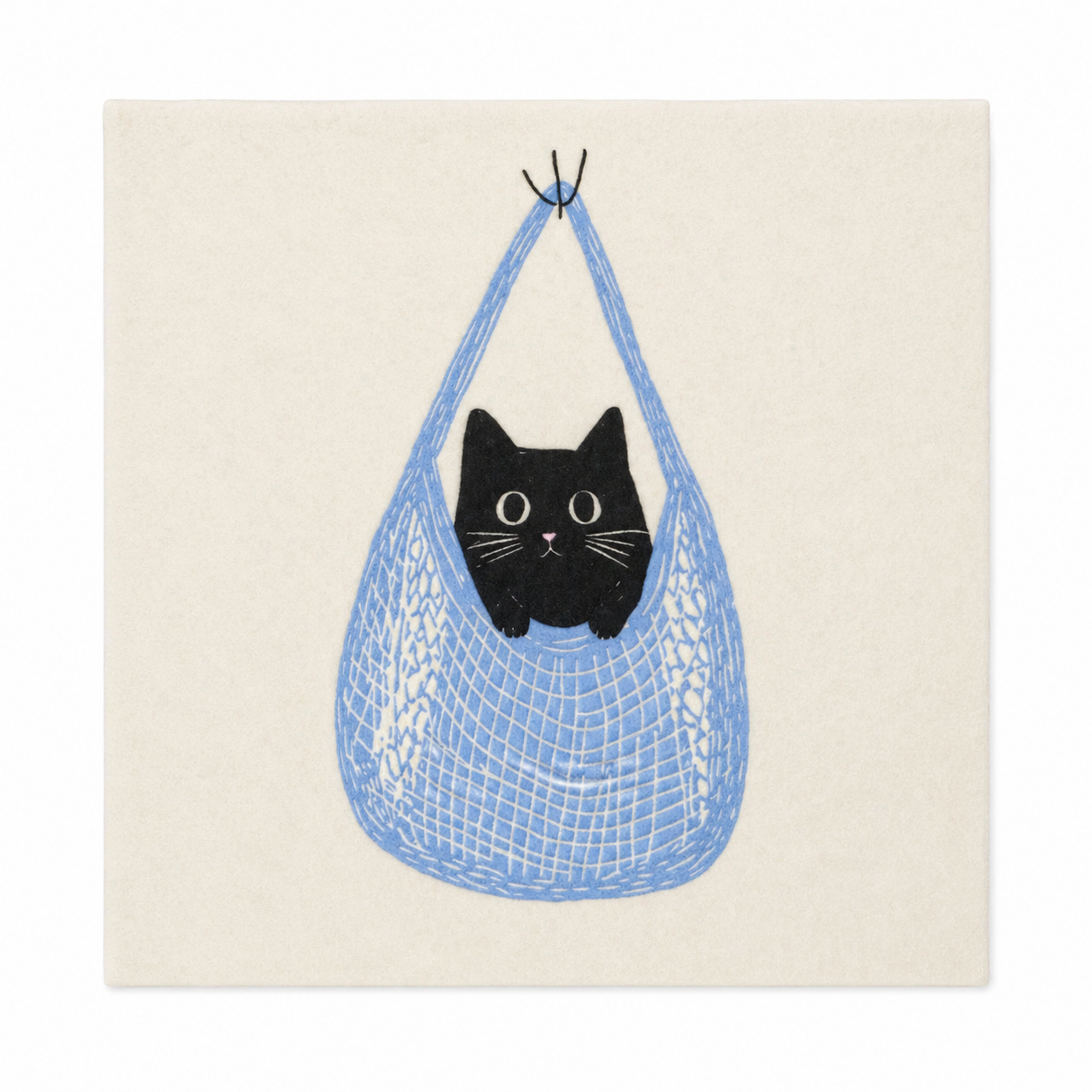 Curious Kitty - Soft Wall Art