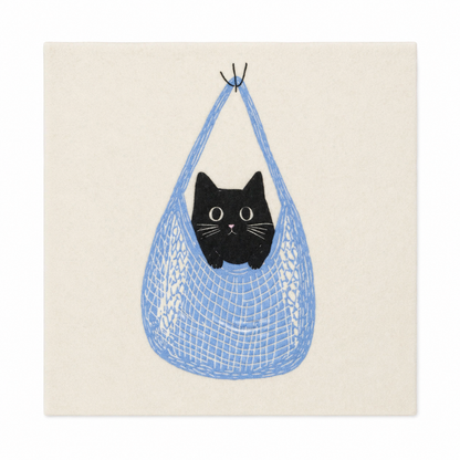 Curious Kitty - Soft Wall Art