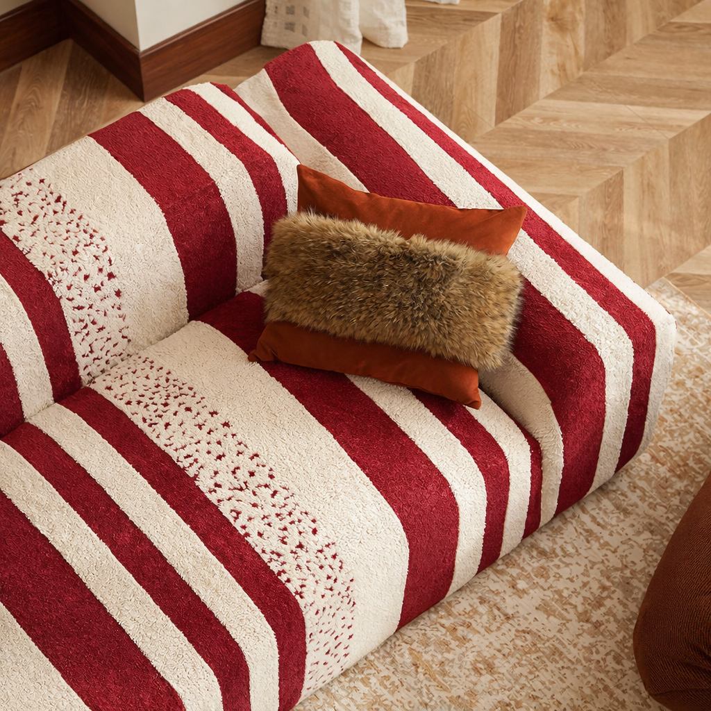 Sleek Ion-Knit Couch Cover – 360° Stretch Full Coverage, Washable & Stays Put