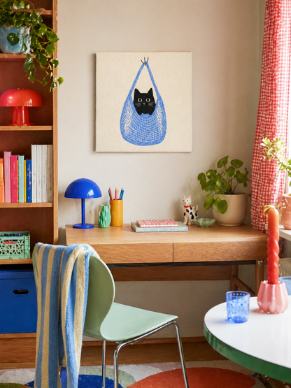 Curious Kitty - Soft Wall Art