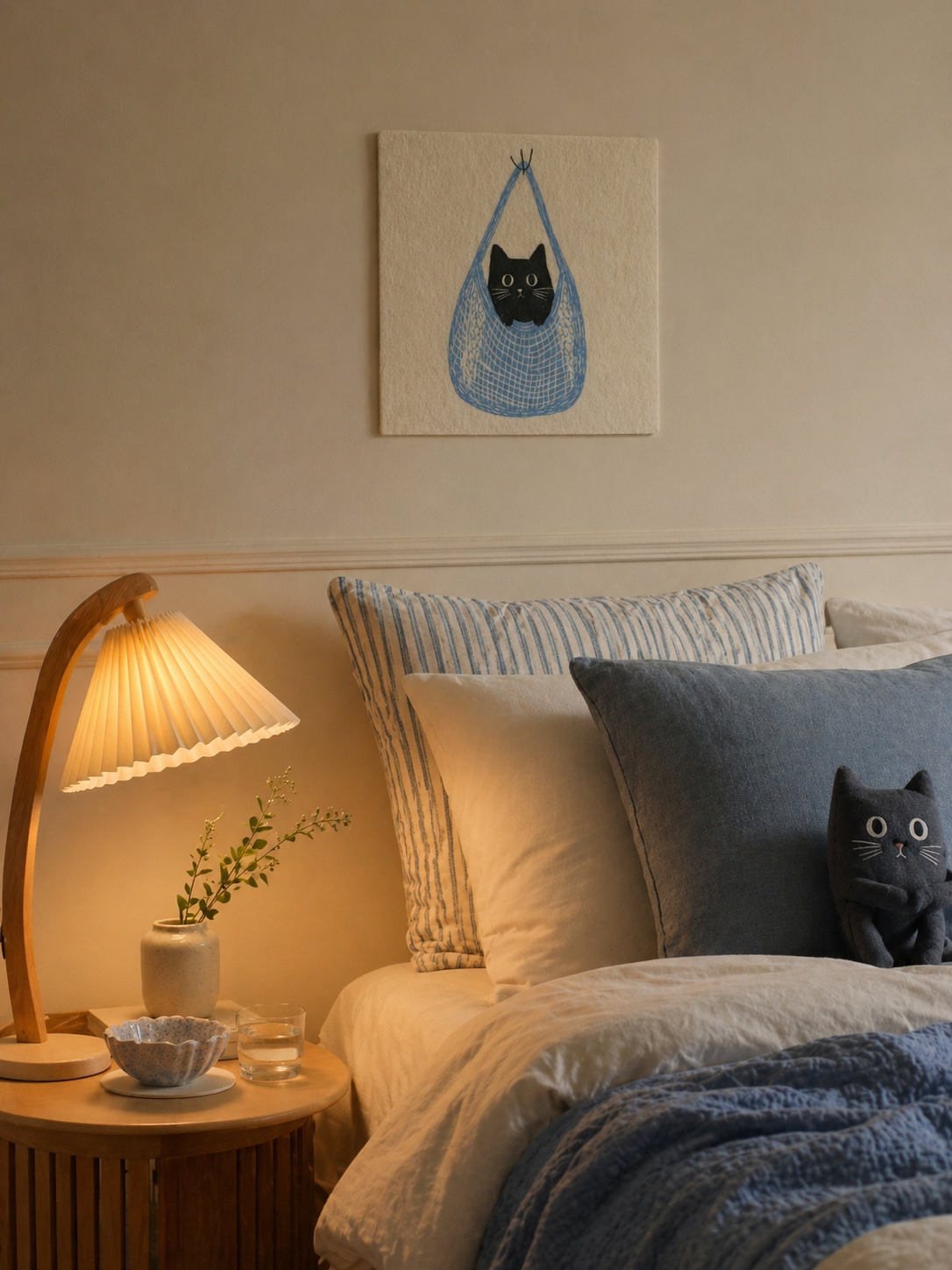 Curious Kitty - Soft Wall Art