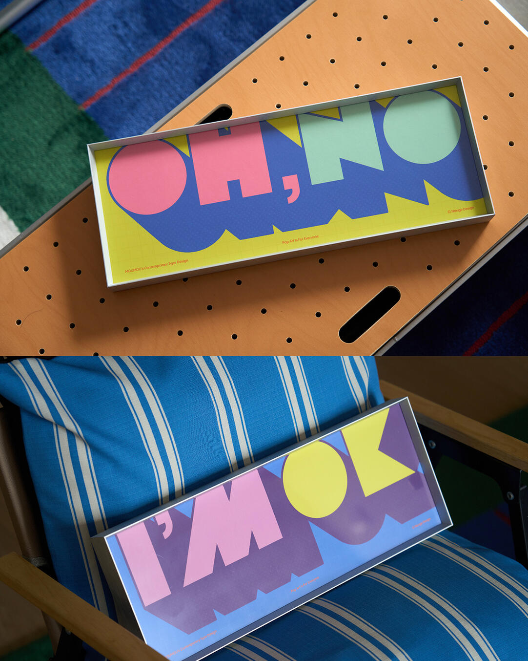OH, NO / I’M OK — Contemporary Typography Prints