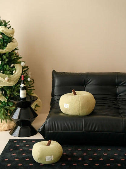 Apple Pouf Cushion - Cozy & Playful Home Decor | Small and Large Sizes Available