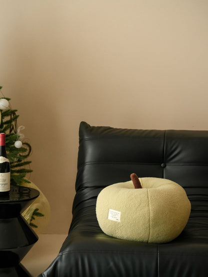 Apple Pouf Cushion - Cozy & Playful Home Decor | Small and Large Sizes Available
