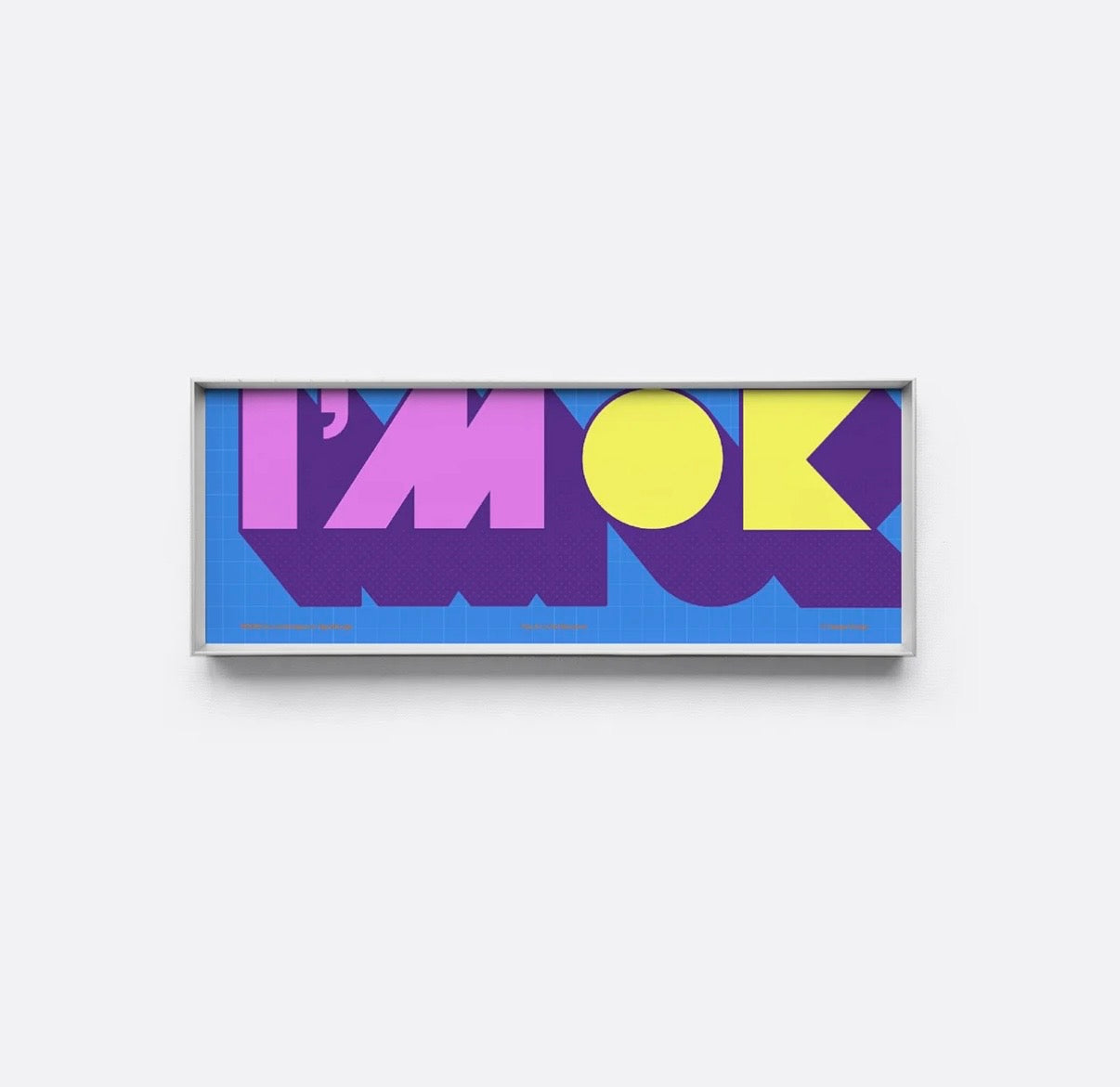 OH, NO / I’M OK — Contemporary Typography Prints