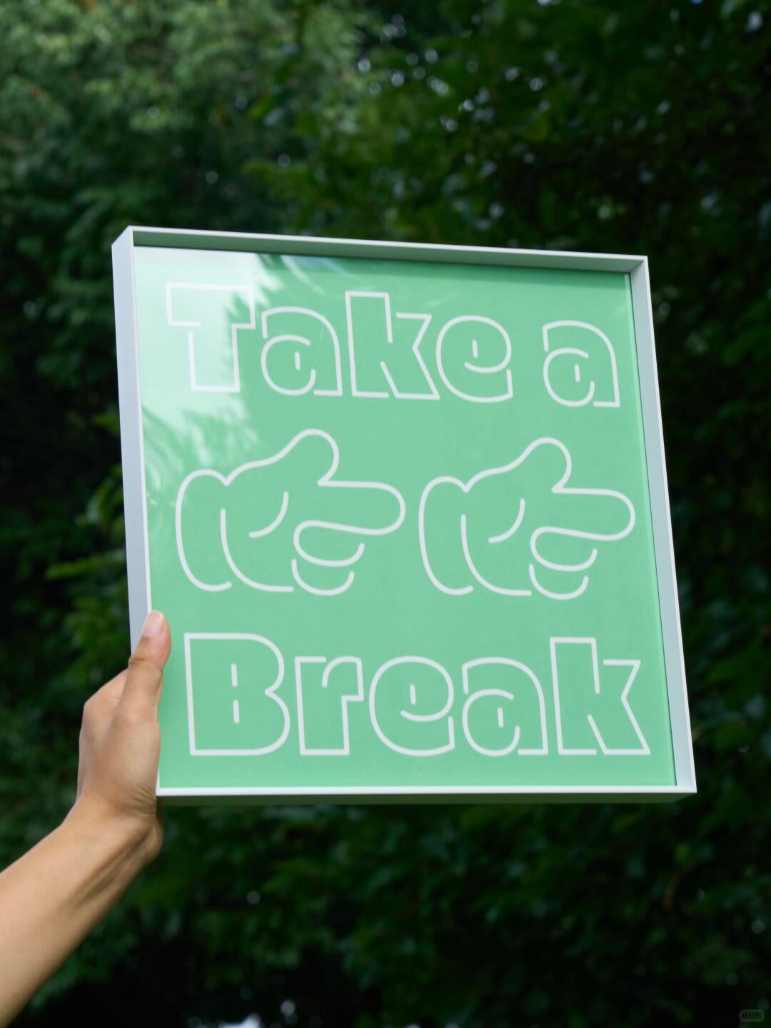 Green Bauhaus Art Print - Abstract Typography Wall Poster | Modern Decor