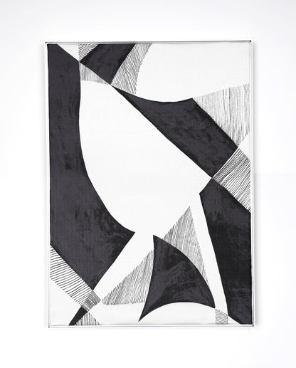 Prism Black- Fabric Wall art