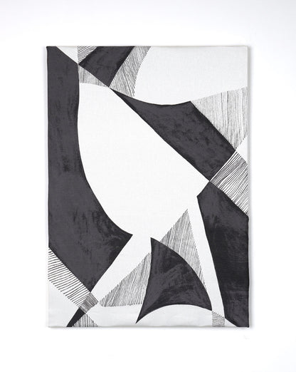 Prism Black- Fabric Wall art