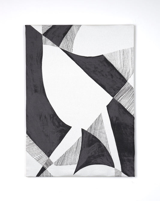 Prism Black- Fabric Wall art