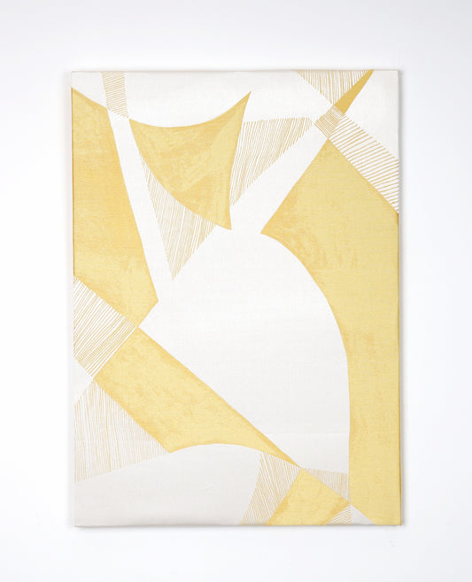 Prism Yellow - Fabric Wall art