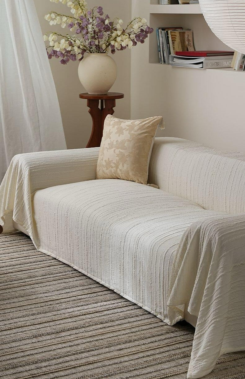 Sleek Cool-Touch Jacquard Couch Throw