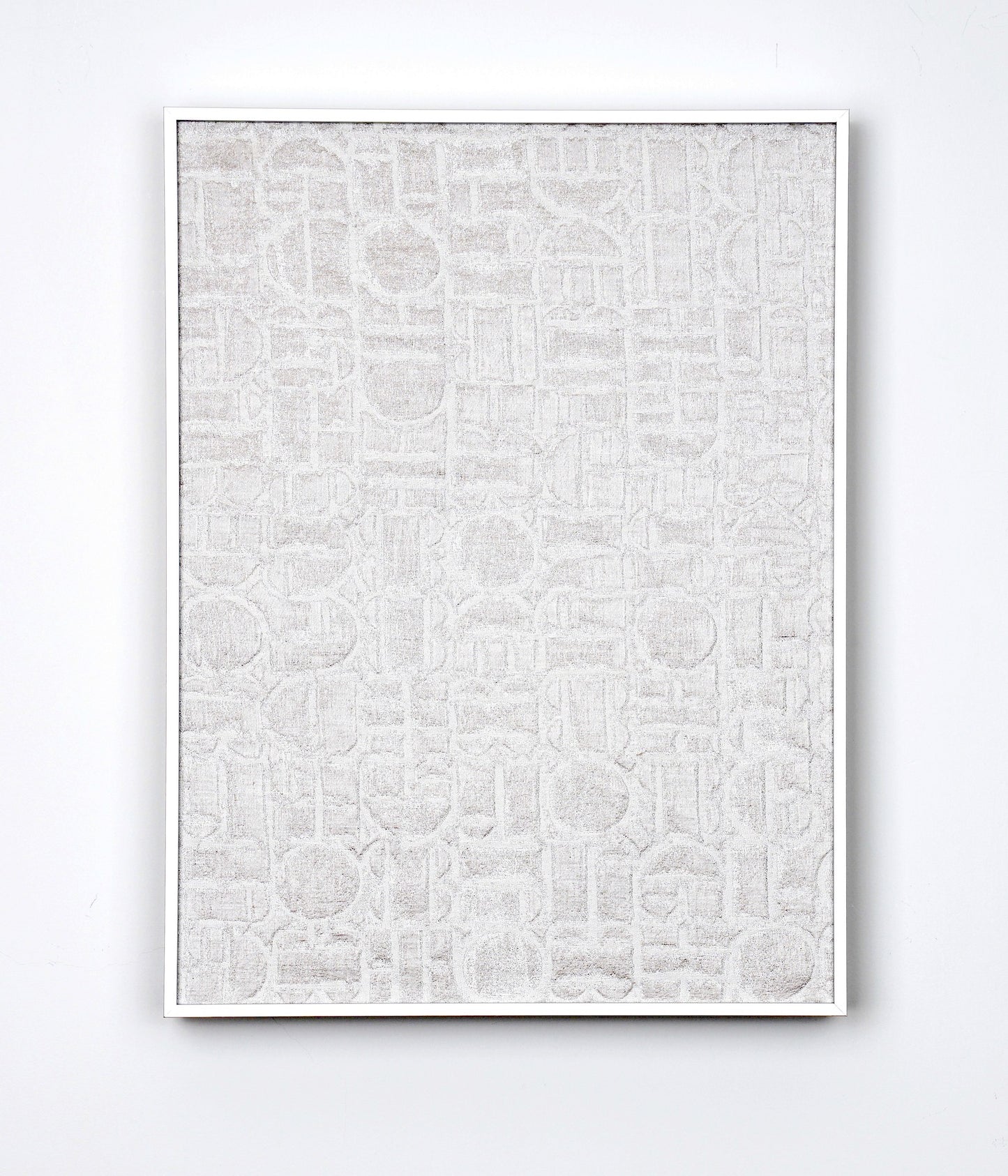 Cycle White-Fabric Wall art