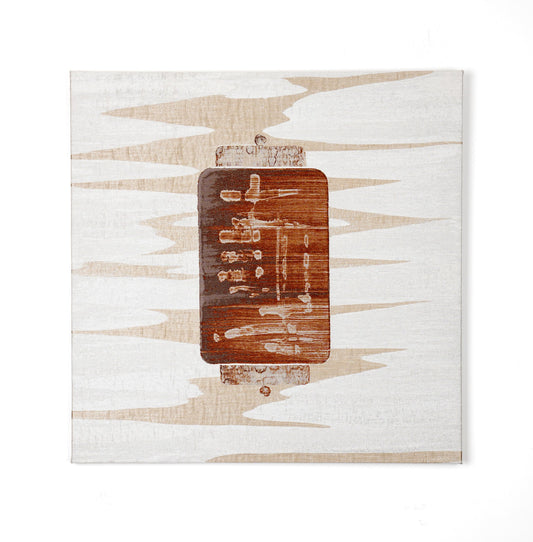 Lantern Beige-Fabric Wall art