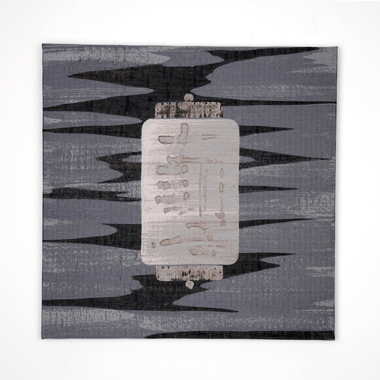 Lantern Dark Blue-Fabric Wall art