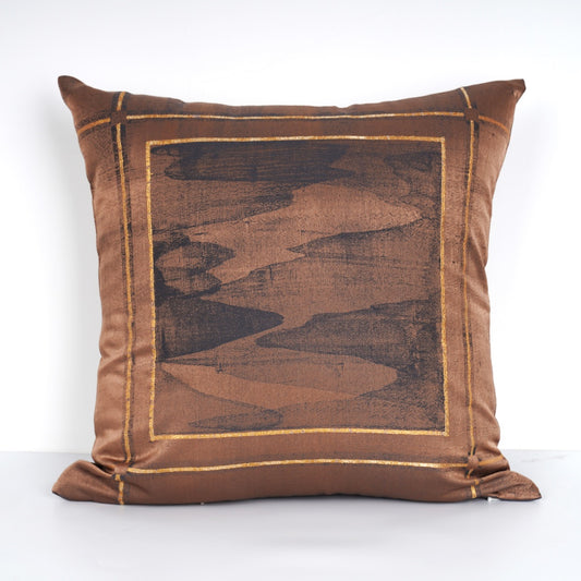 Golden Frame Dark Red-Cushion