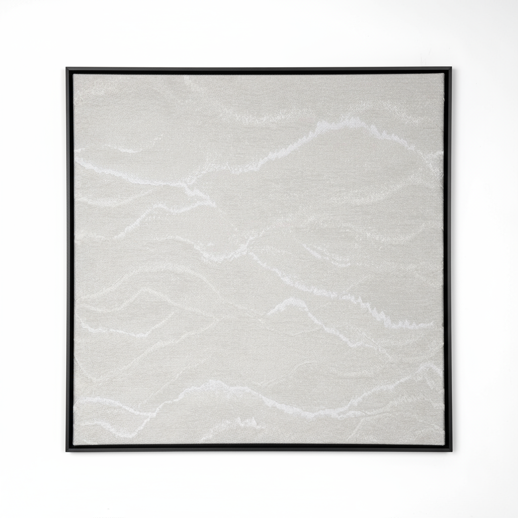 Mountain Sliver with Thin Black Aluminum Frame