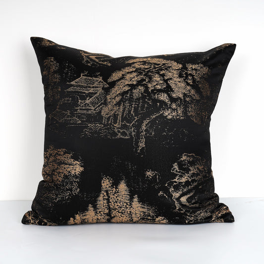 Pine Forest Black-Cushion