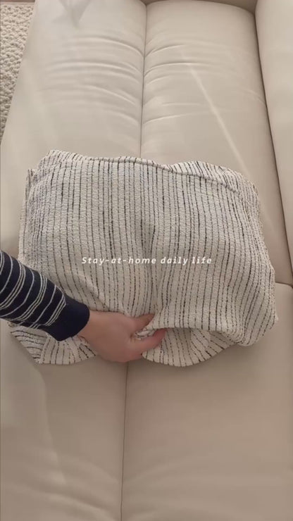 Sleek Tweed-Jacquard Couch Cover - 360° Full-Cover Fit • Machine-Washable • Stays Put